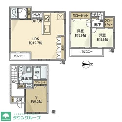 白金台戸建の物件間取画像